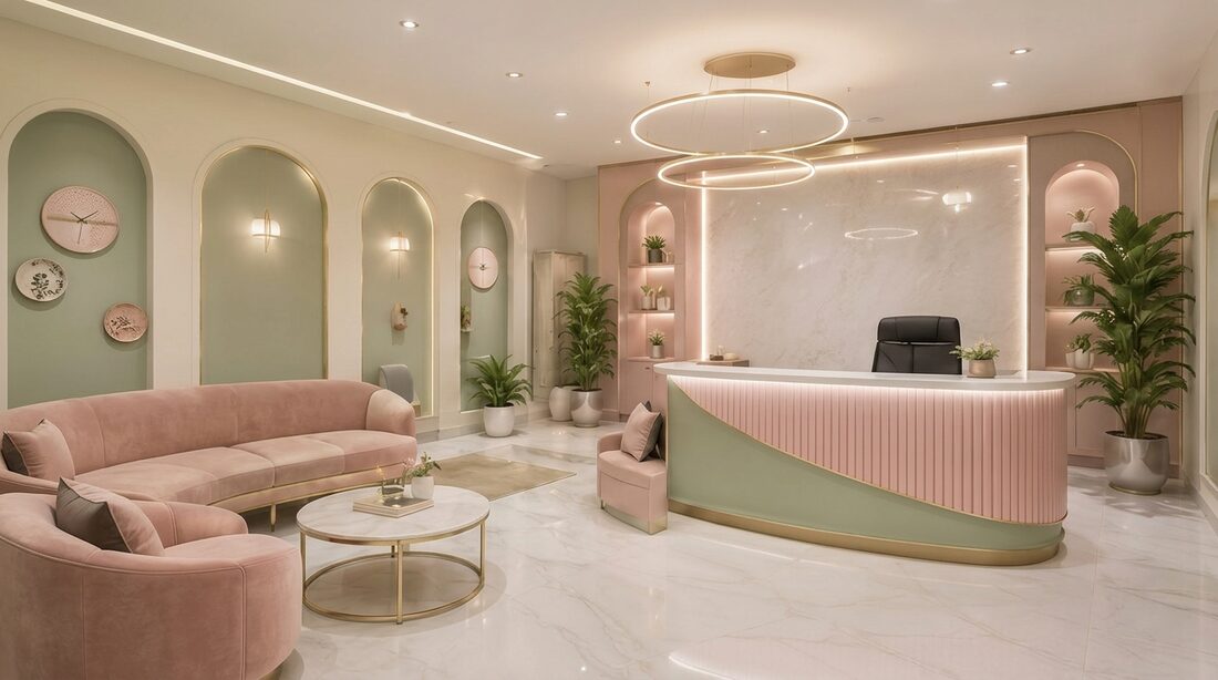 The Auresca Care reception and lounge